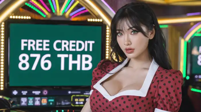 สาวเอเชียสวยผมดำกับเกม Sweet Bonanza